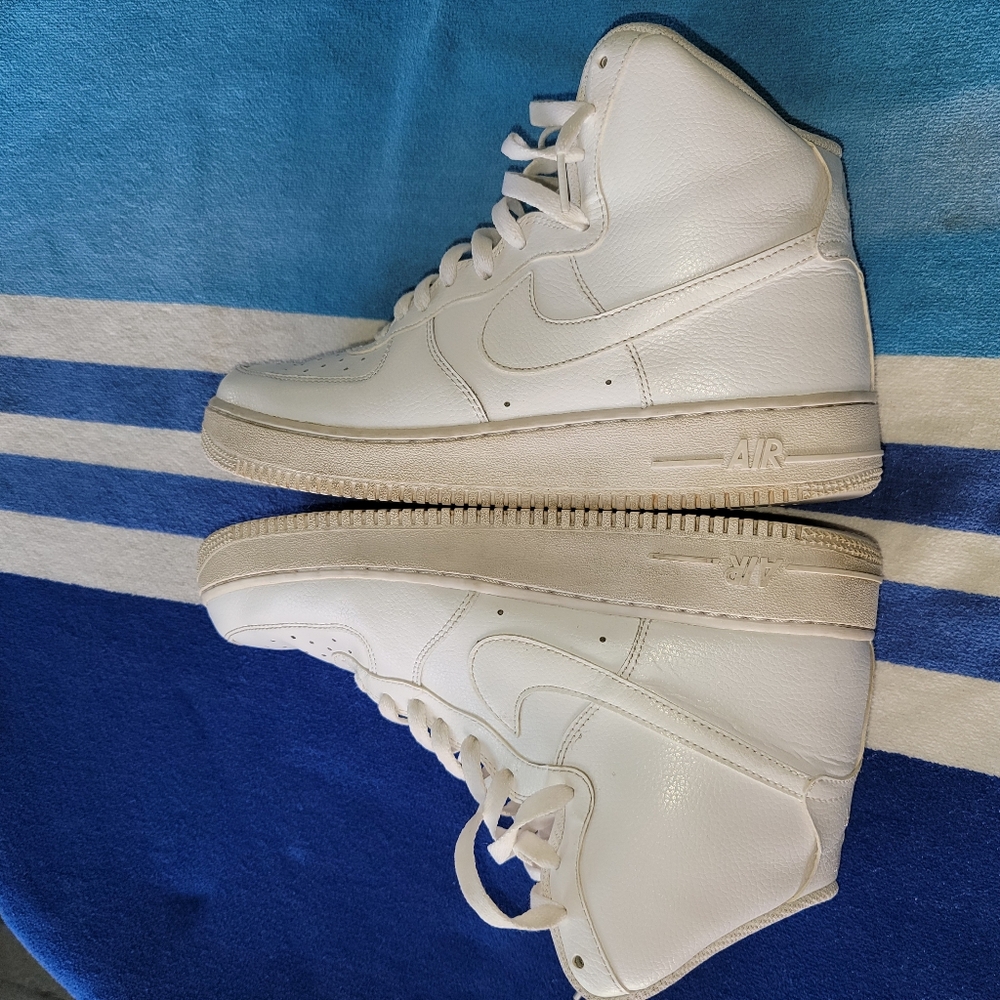 Nike Air Force 1 high top sneakers shoes Men's Size 10 - Picture 8 of 13